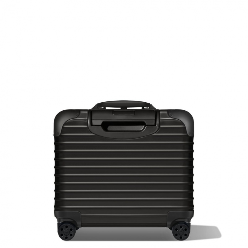 Valises Rimowa Original Compact Wheeled Briefcase in Aluminum Noir | CTV-53544444