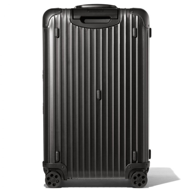 Valises Rimowa Original Trunk Large Aluminum Noir | IUJ-11657658