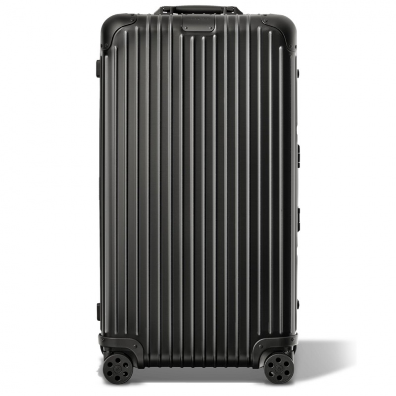 Valises Rimowa Original Trunk Plus Large Aluminium Noir | URR-20470554