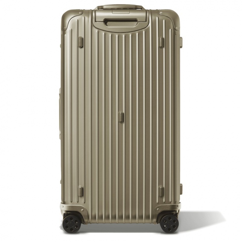 Valises Rimowa Original Trunk Plus Large Aluminum Titane | BIN-09188444