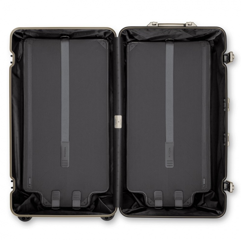 Valises Rimowa Original Trunk Plus Large Aluminum Titane | BIN-09188444